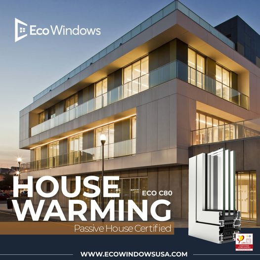 Modern house design passive windows